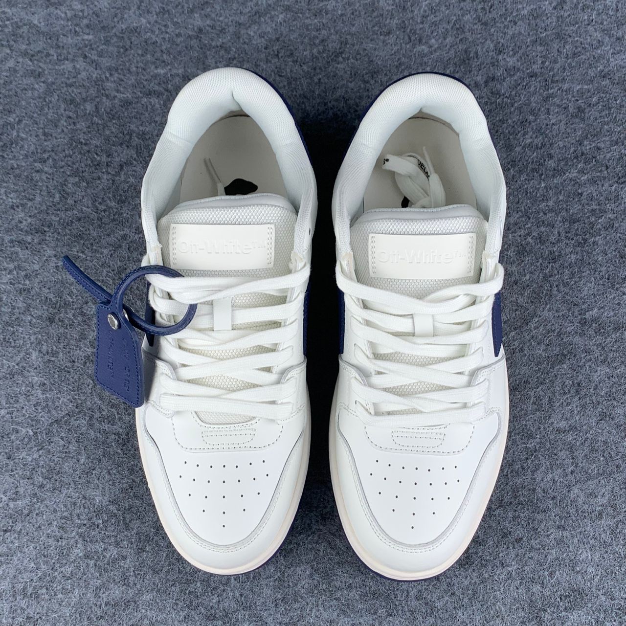 Off-White Out of Office 'White White Navy Blue'