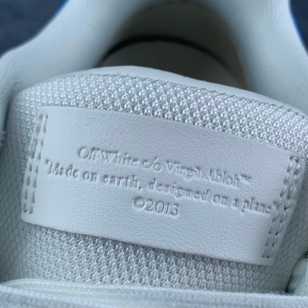 Off-White Out of Office 'White Blue' (SS21)