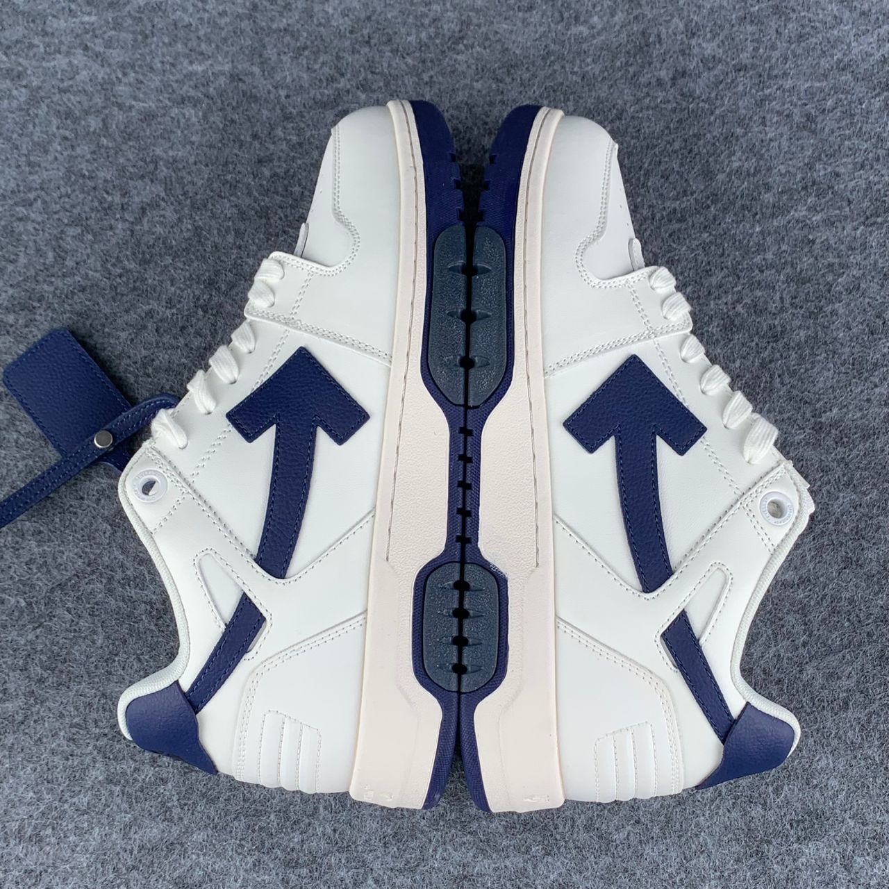 Off-White Out of Office 'White White Navy Blue'