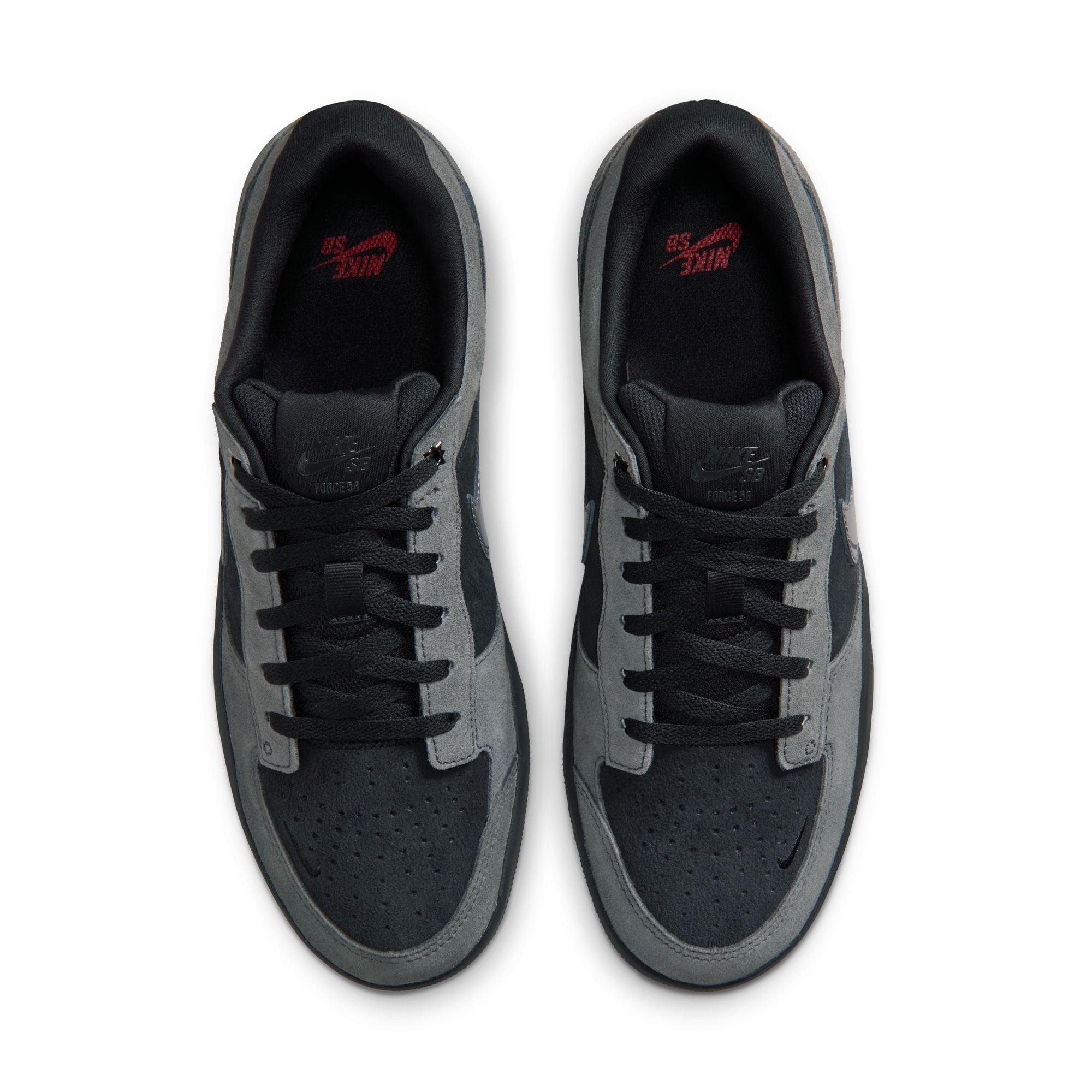 Nike SB Force 58 - Black/Metallic Dark Grey/Anthracite/Gym Red