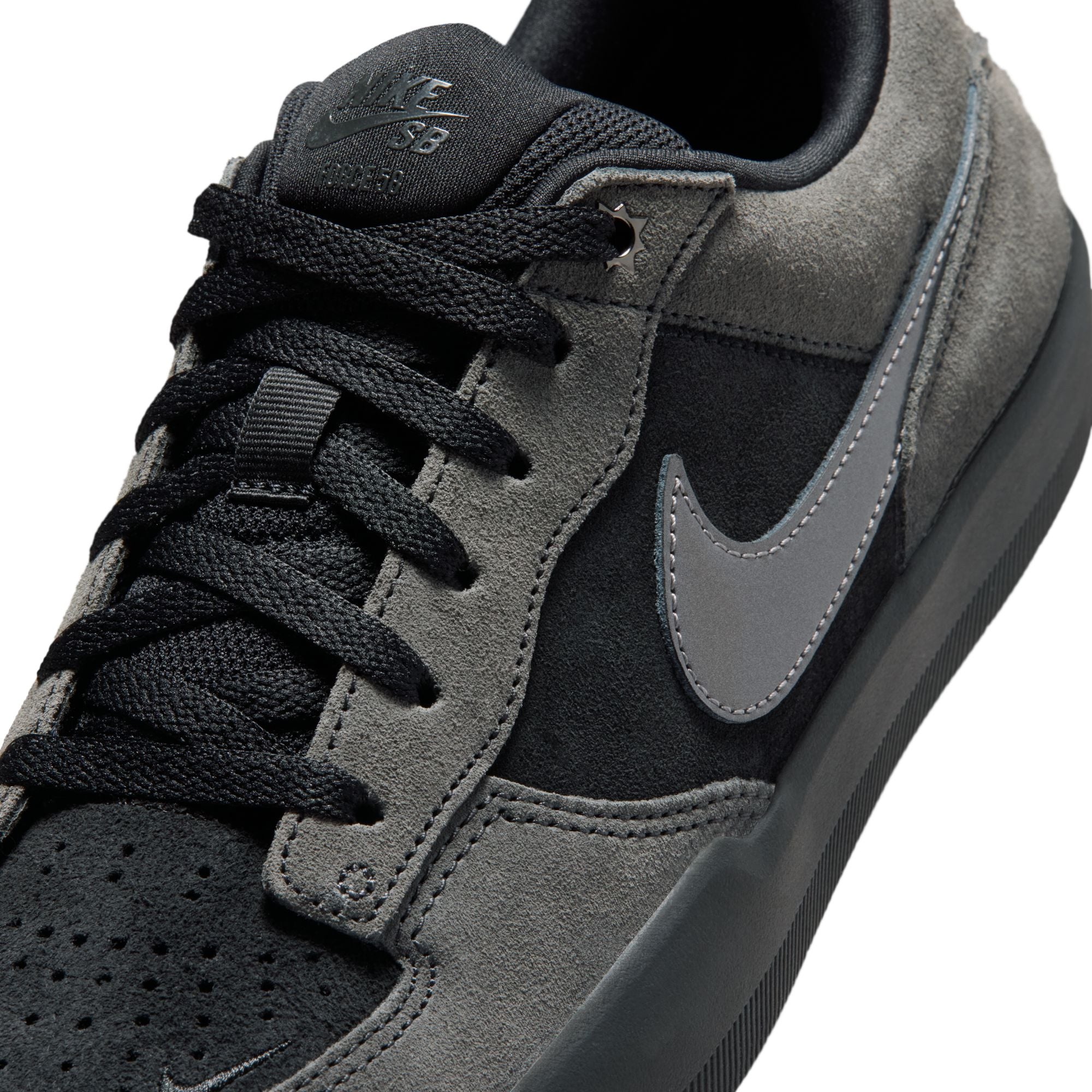 Nike SB Force 58 - Black/Metallic Dark Grey/Anthracite/Gym Red