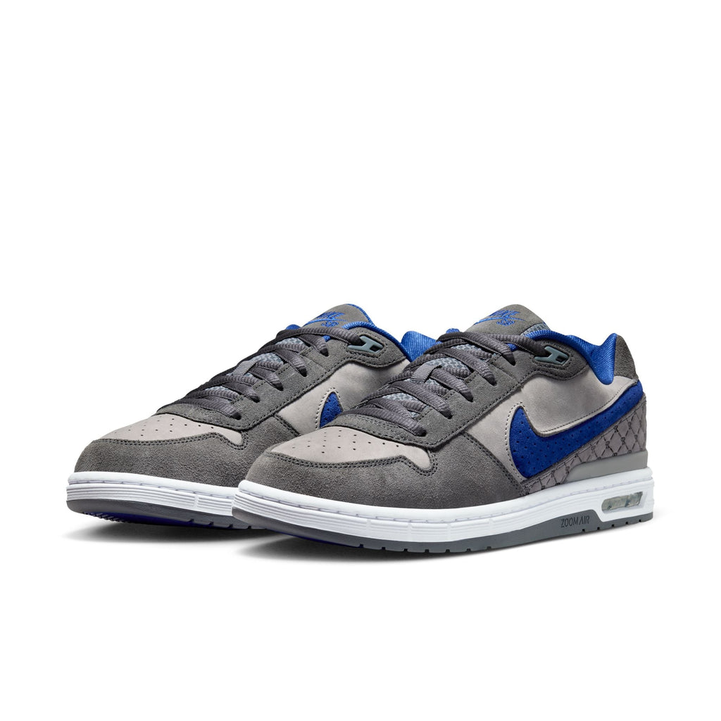 Nike SB Paul Rodriguez Zoom Air Low - Flint Grey/Deep Royal Blue-Flint Grey