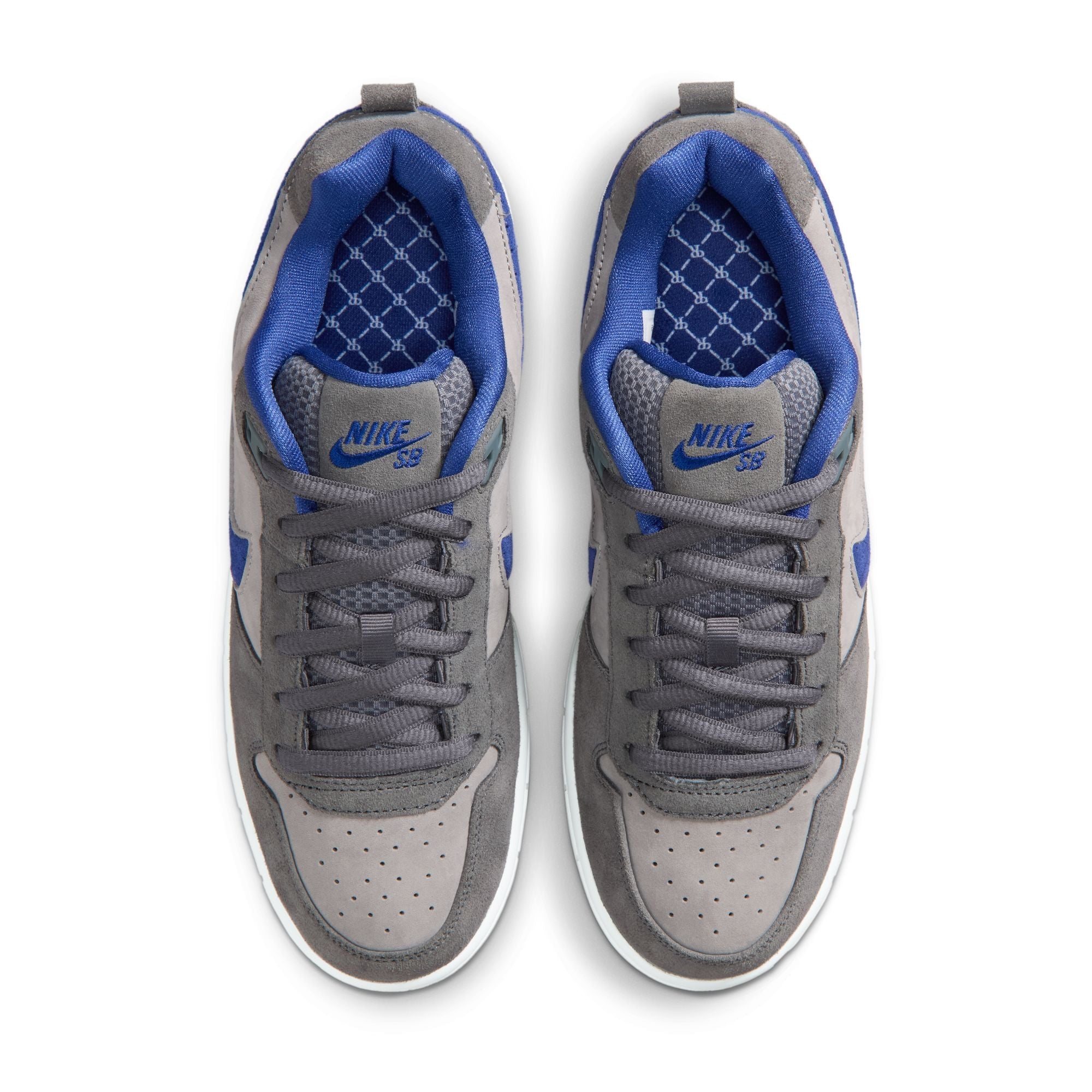 Nike SB Paul Rodriguez Zoom Air Low - Flint Grey/Deep Royal Blue-Flint Grey