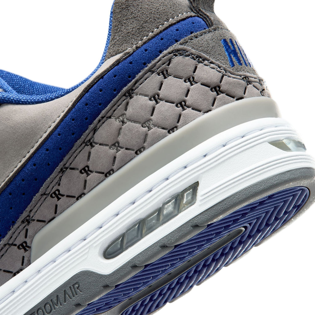Nike SB Paul Rodriguez Zoom Air Low - Flint Grey/Deep Royal Blue-Flint Grey