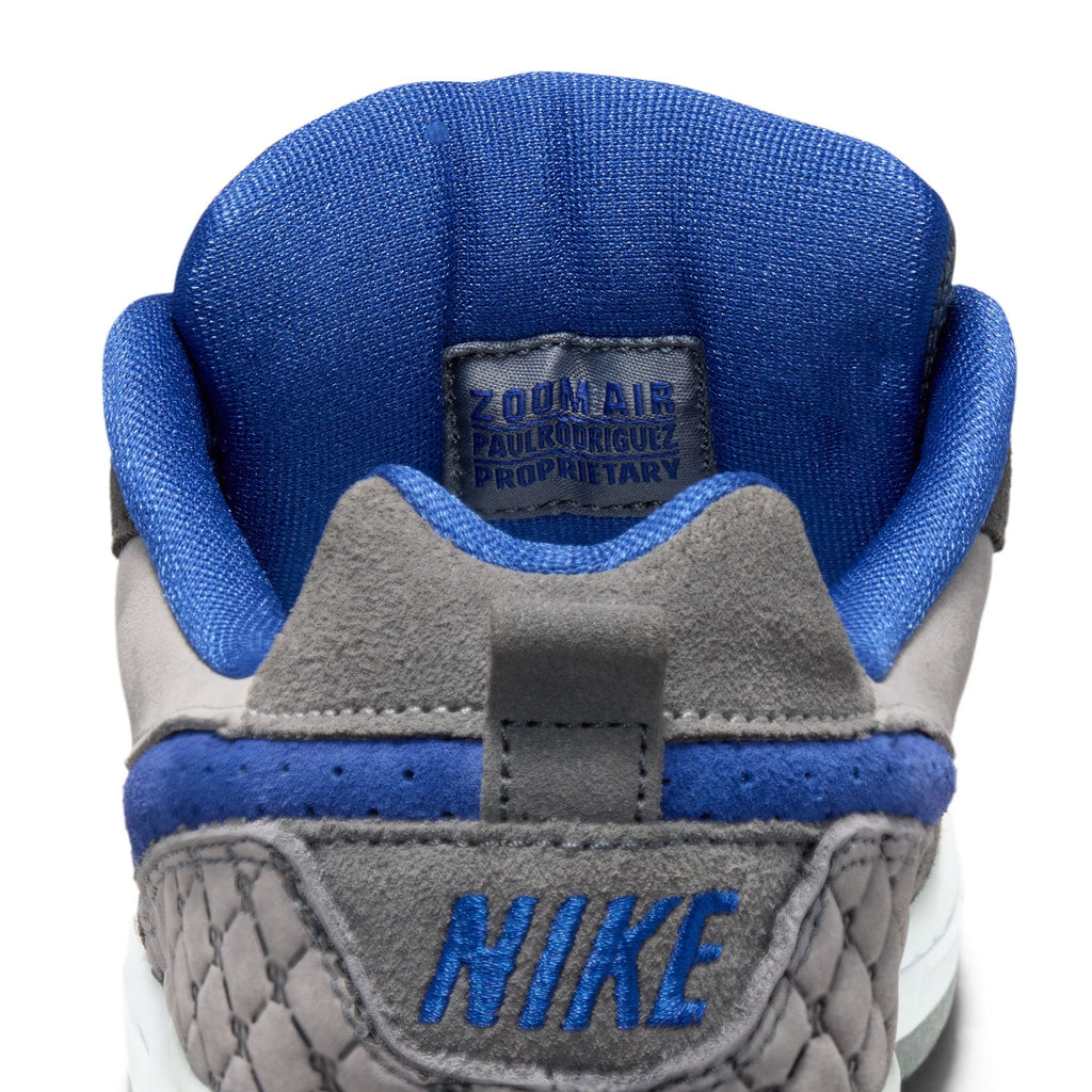 Nike SB Paul Rodriguez Zoom Air Low - Flint Grey/Deep Royal Blue-Flint Grey