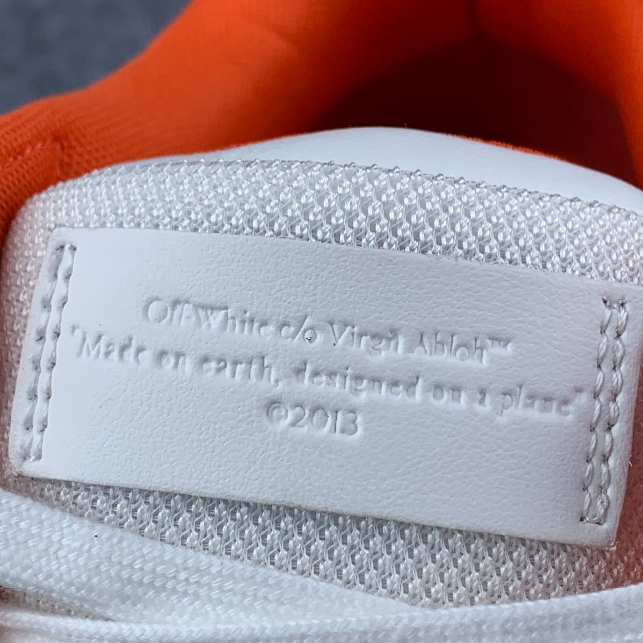 Off-White Out of Office 'White Orange Blue'