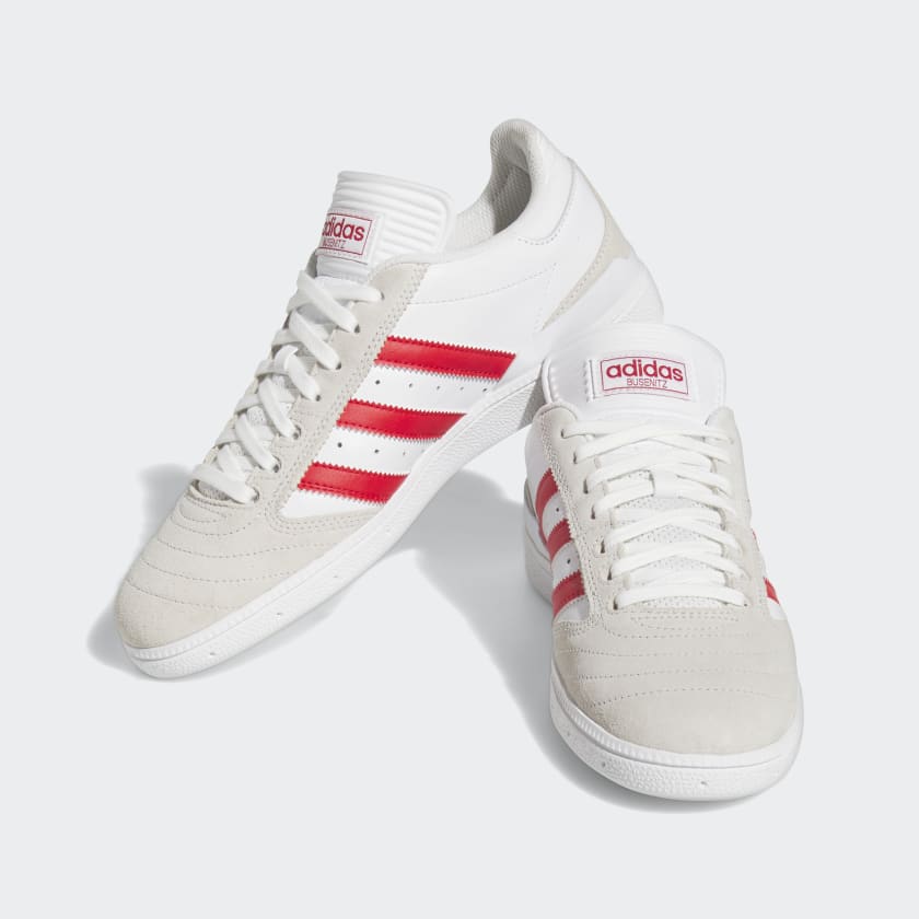 Adidas Busenitz - Cloud White/Better Scarlet/Gold Metallic