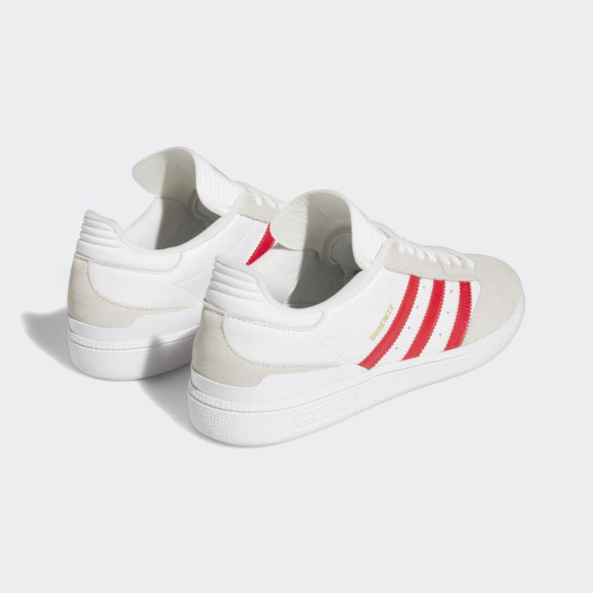 Adidas Busenitz - Cloud White/Better Scarlet/Gold Metallic