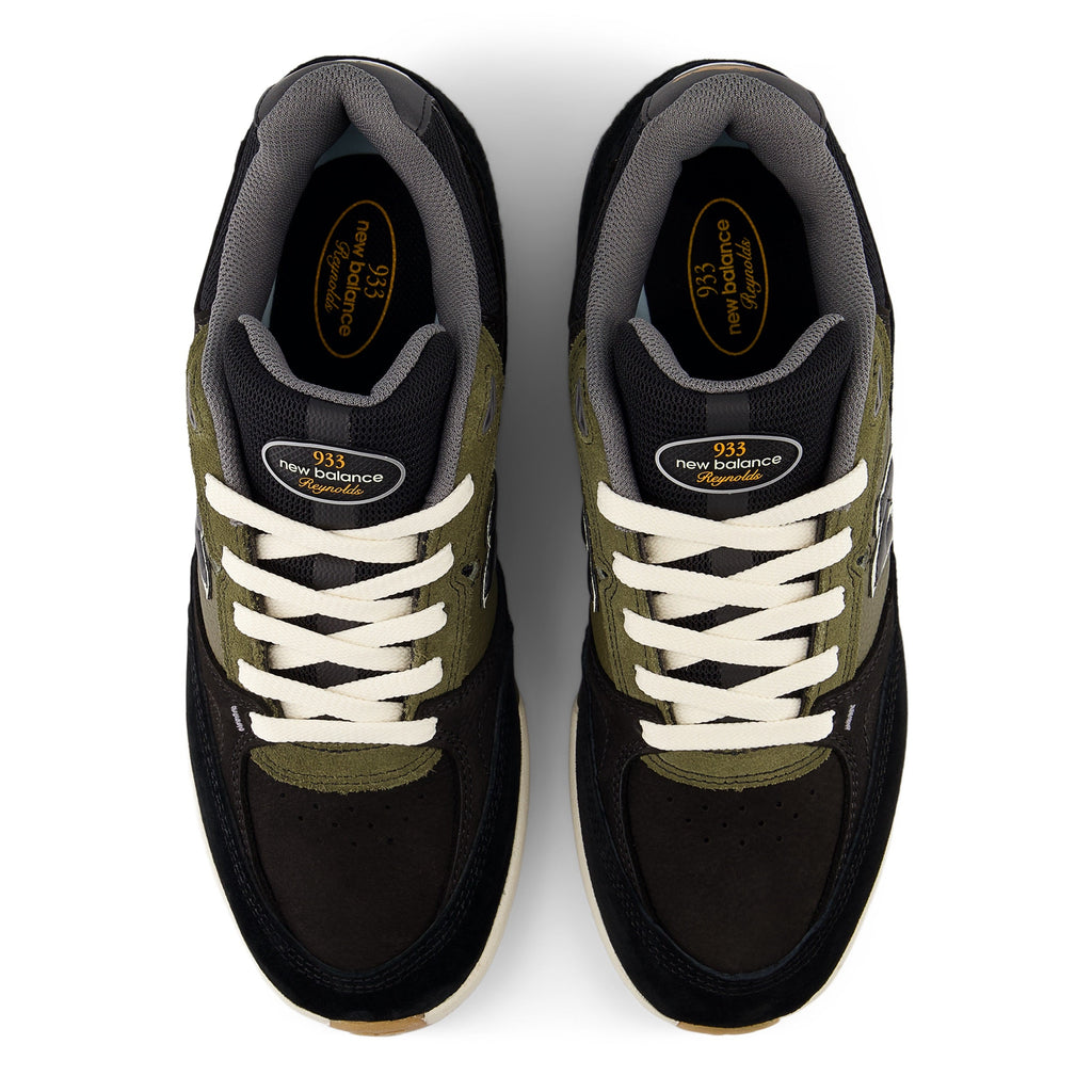 New Balance Numeric Reynolds 933 - Black/Dark Olivine