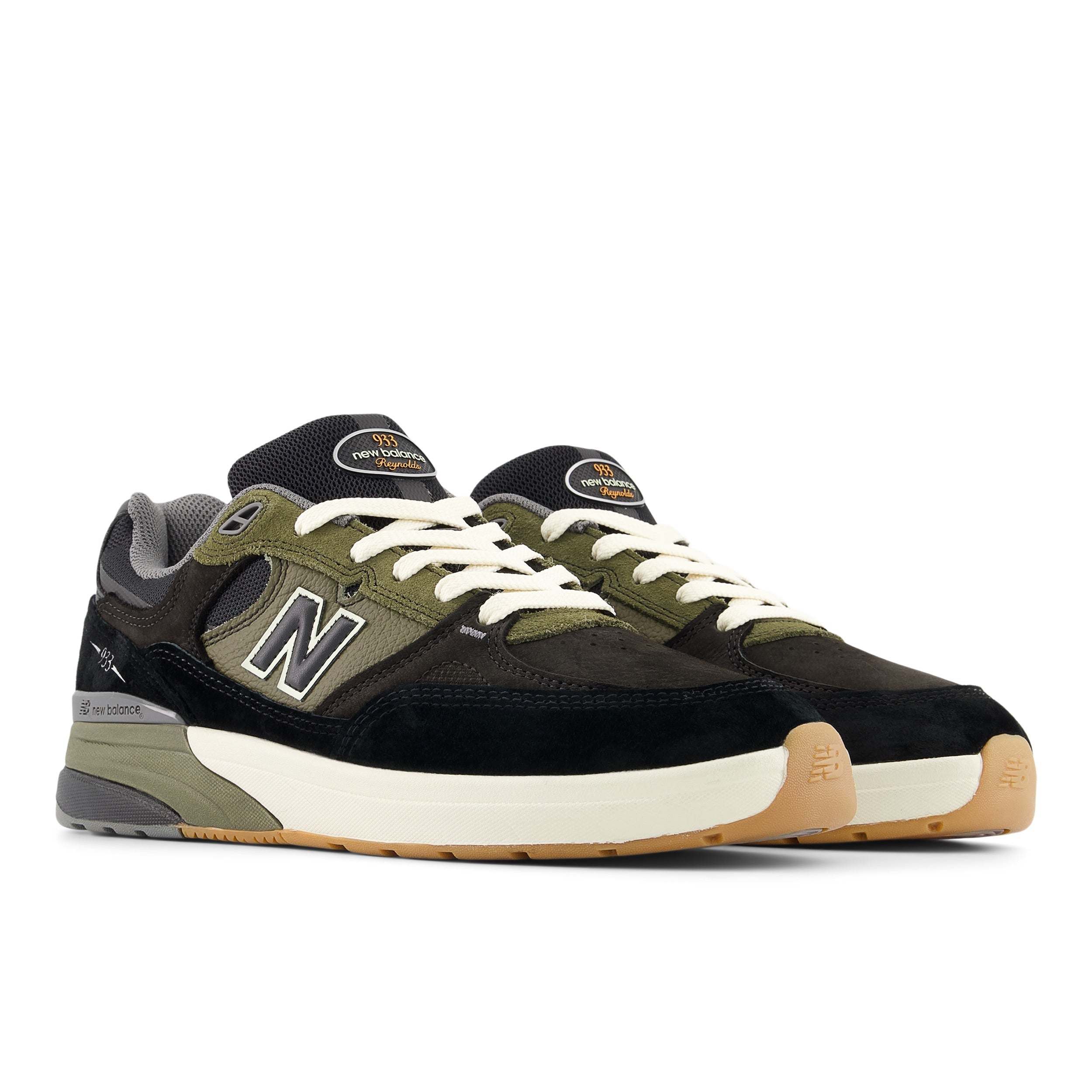 New Balance Numeric Reynolds 933 - Black/Dark Olivine