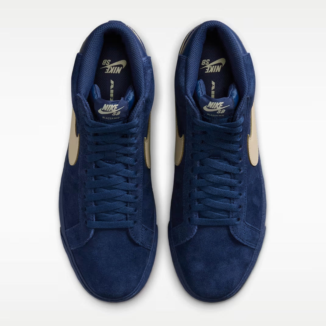 Nike SB Zoom Blazer Mid - Coastal Blue/Pale Yellow