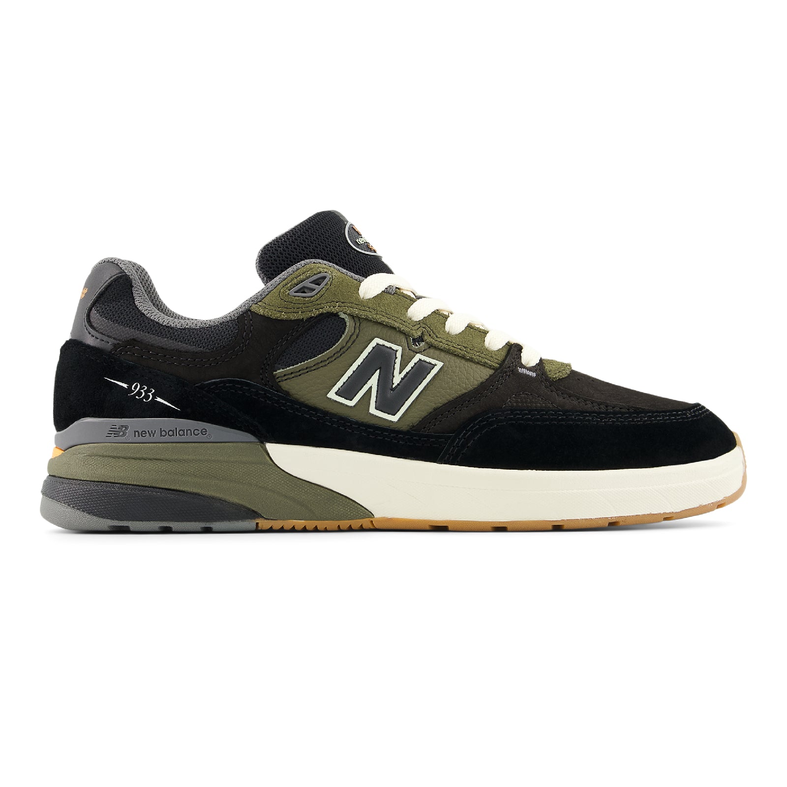 New Balance Numeric Reynolds 933 - Black/Dark Olivine