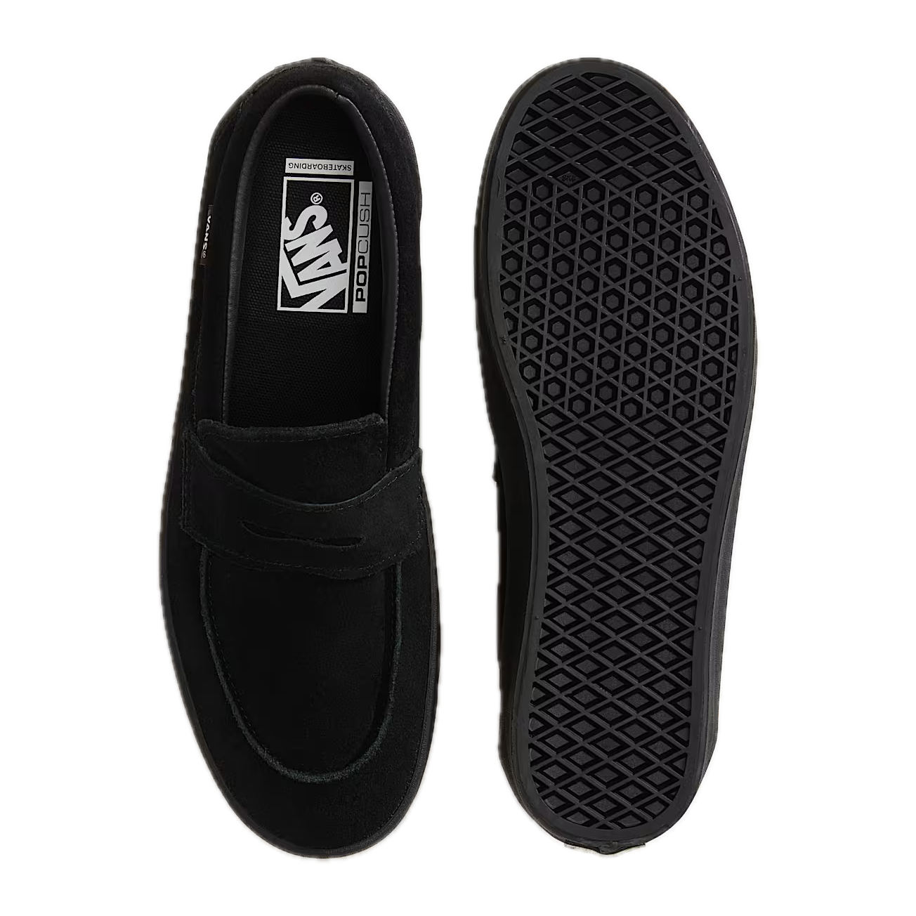Vans Skate Loafer - Suede Black/Black