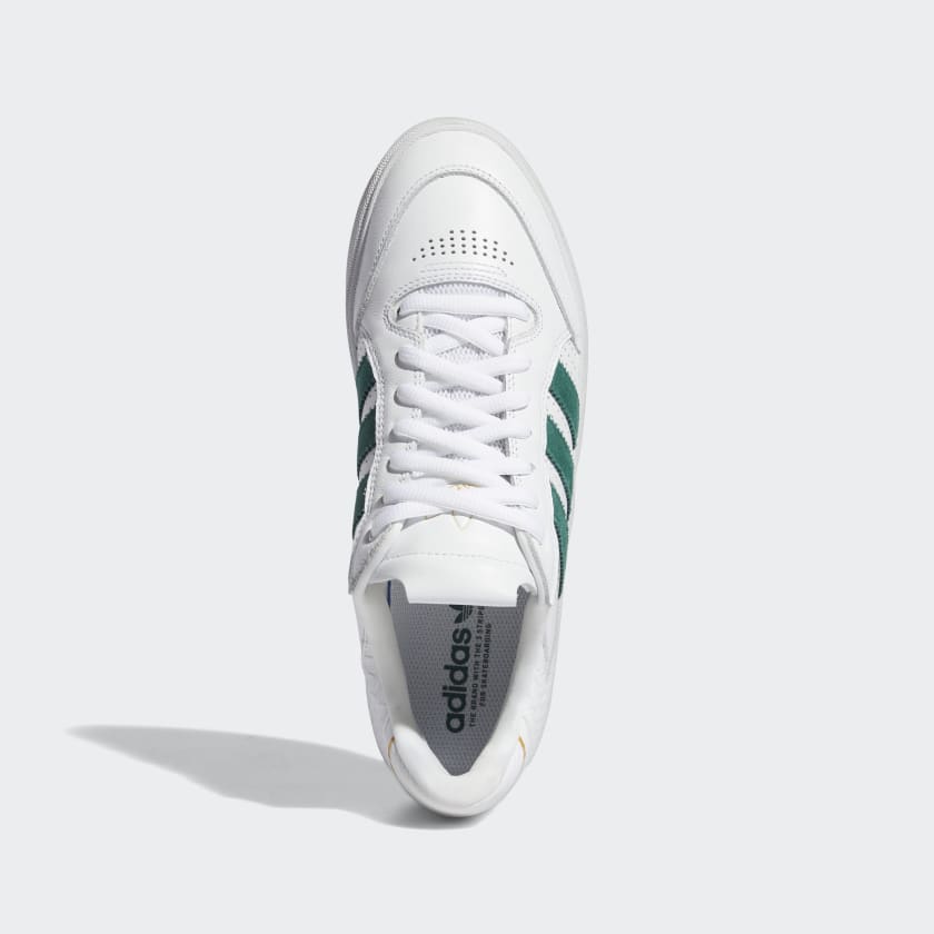 Adidas Tyshawn Low - Cloud White/Collegiate Green/Gold Metallic