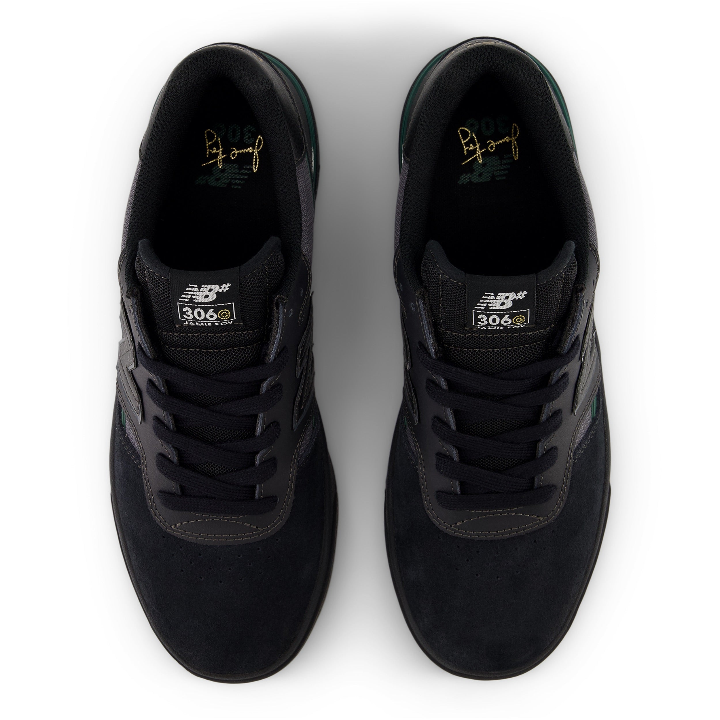New Balance Numeric Foy 306 Cup - Black/Green
