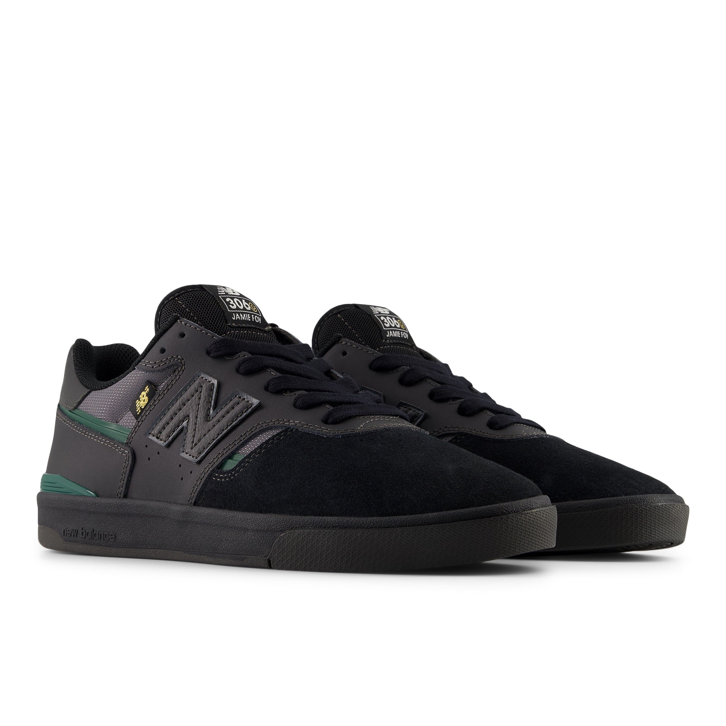 New Balance Numeric Foy 306 Cup - Black/Green