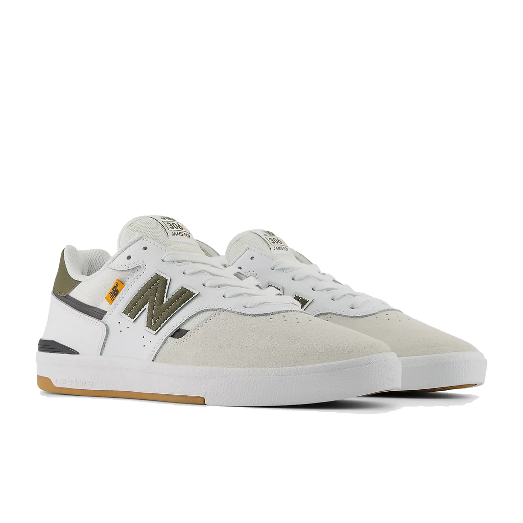 New Balance Numeric Foy 306 Cup - White/Dark Moss