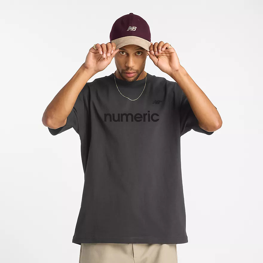 New Balance Numeric Cotton Tee - Faded Black