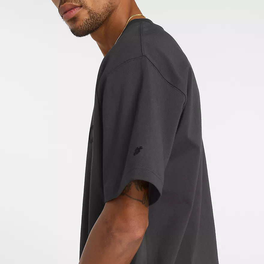 New Balance Numeric Cotton Tee - Faded Black