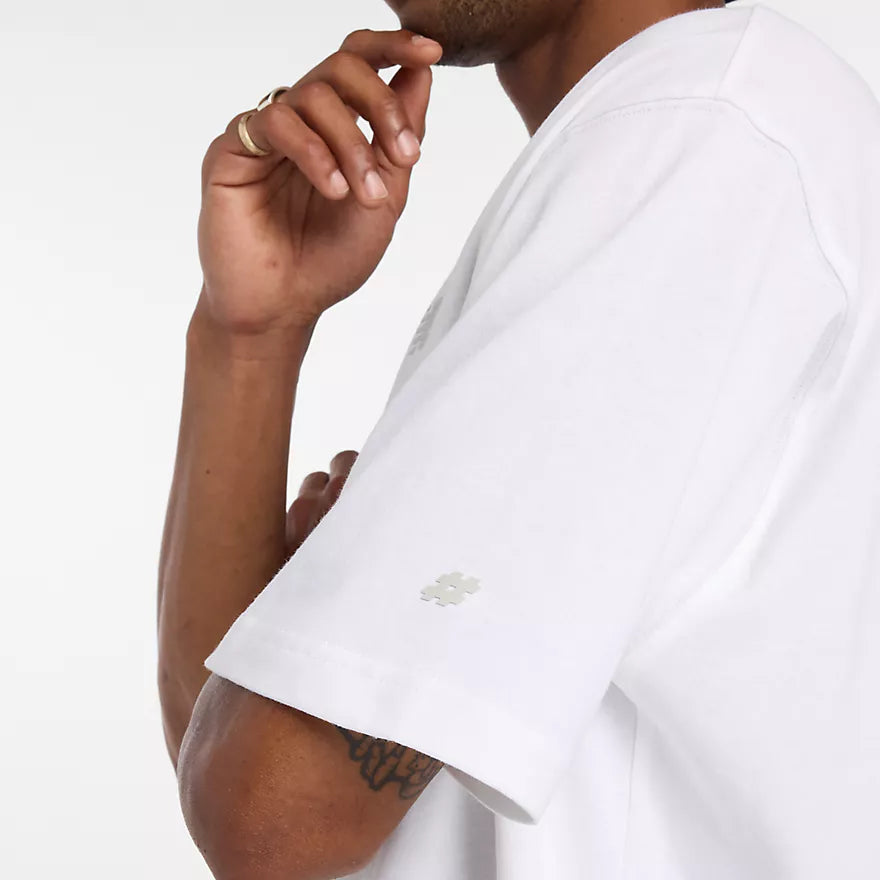 New Balance Numeric Cotton Tee - White