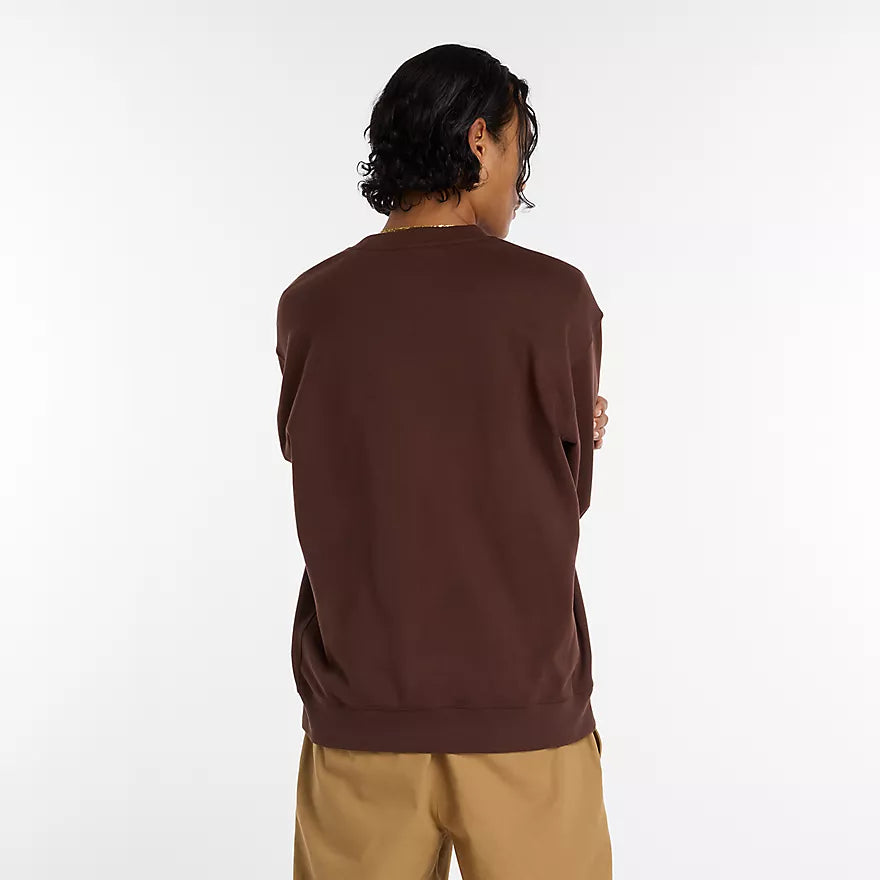 New Balance French Terry Crew - Pumpernickel