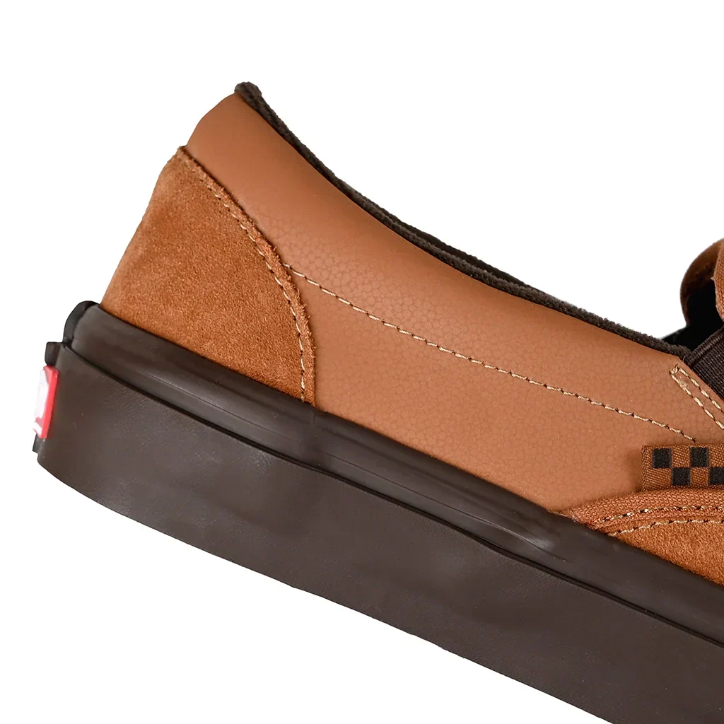 Vans Skate Slip On - Golden Brown/Gum